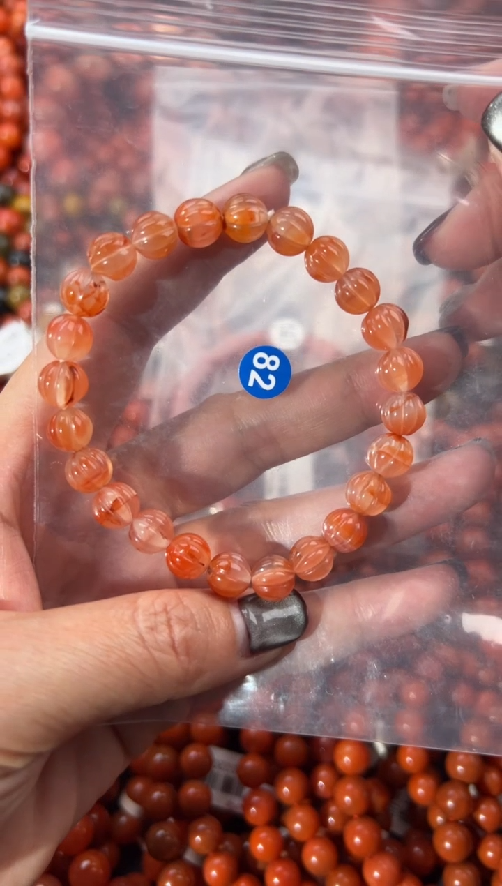 未镶嵌手串南红玛瑙8+