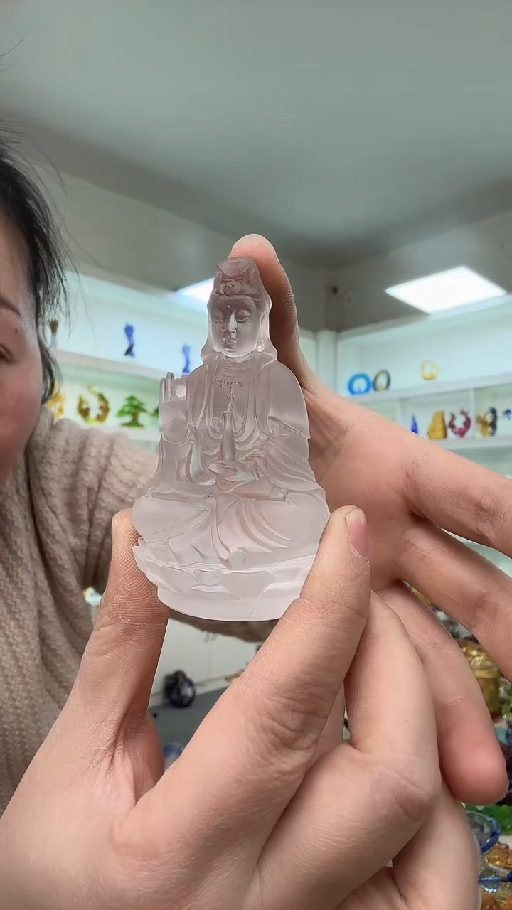 手工艺品琉璃观音