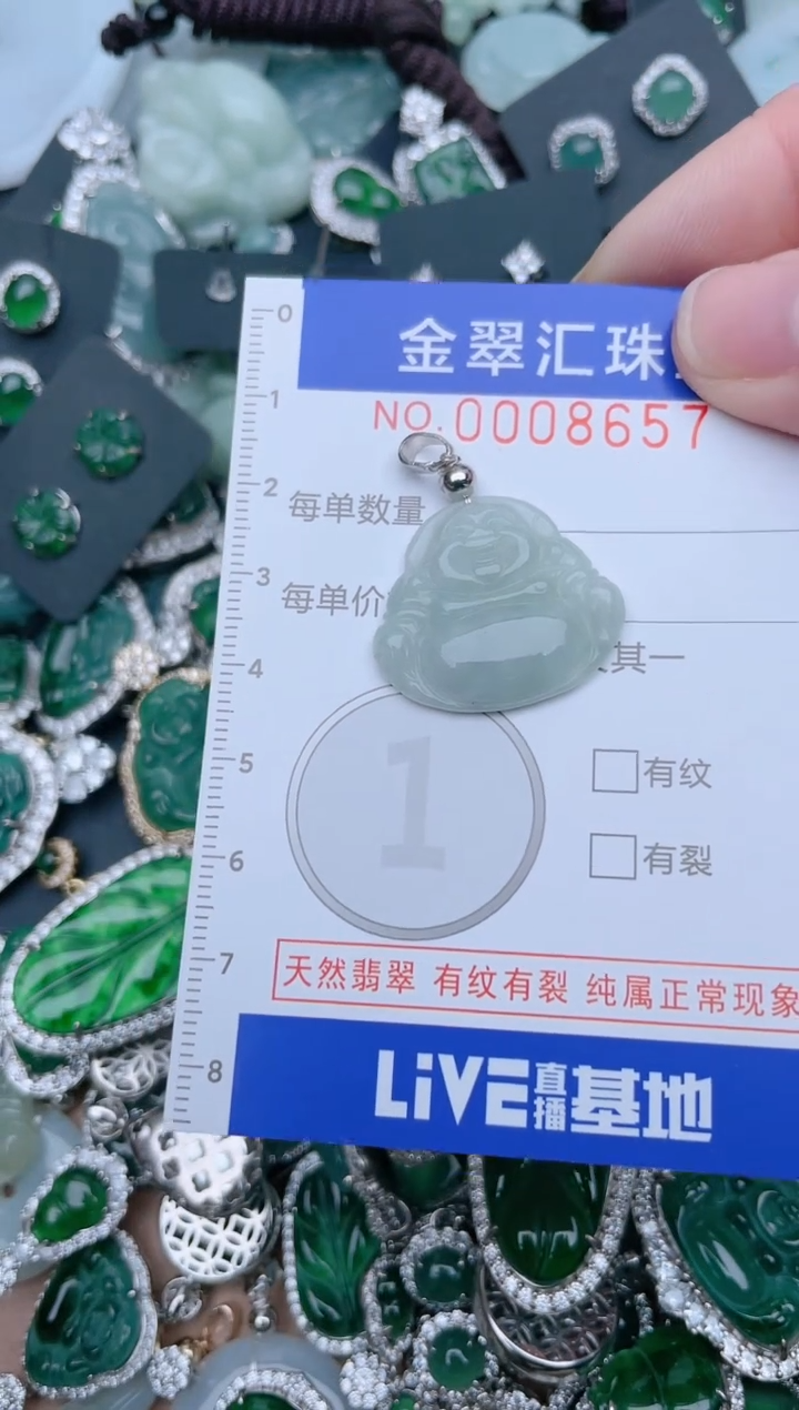 【闪购商品】翡翠颈饰未镶嵌8657....1