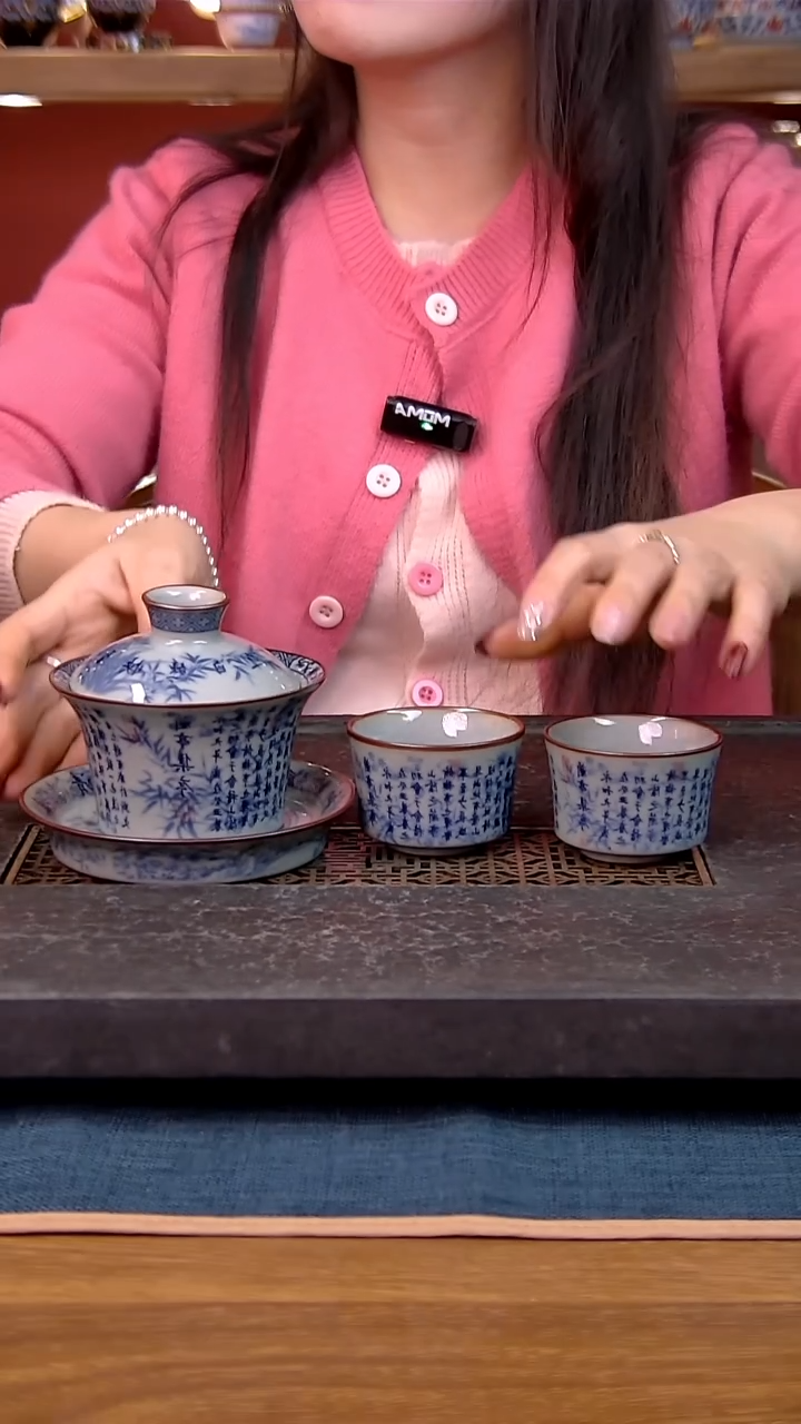 简装家用款3件套 老陶泥开片纹陶瓷茶具