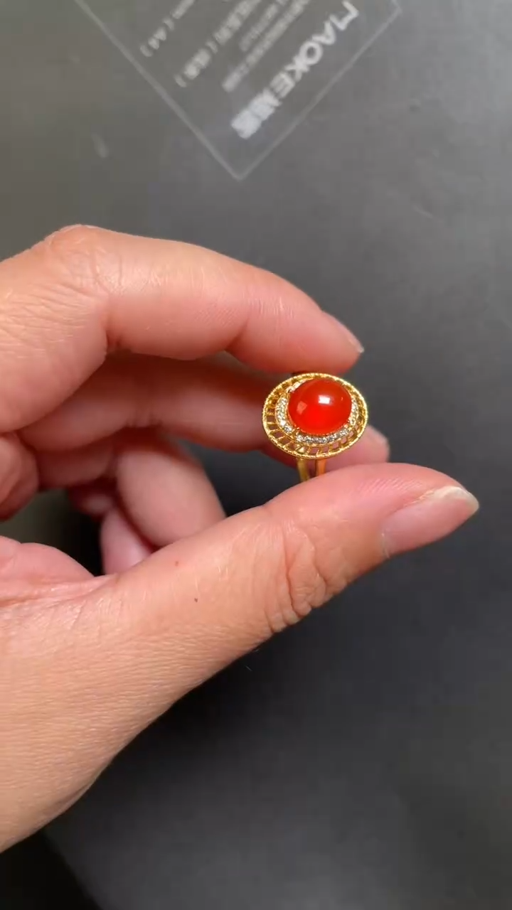 【闪购商品】南红玛瑙配饰银S925镶嵌15