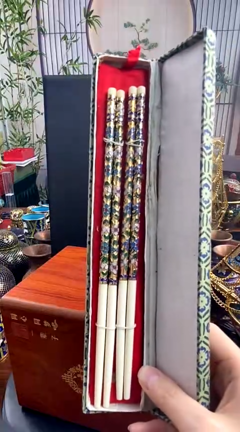 【闪购商品】非遗技艺 景泰蓝筷子