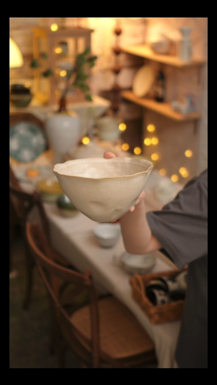 瓷片雾里工作室 面碗1个