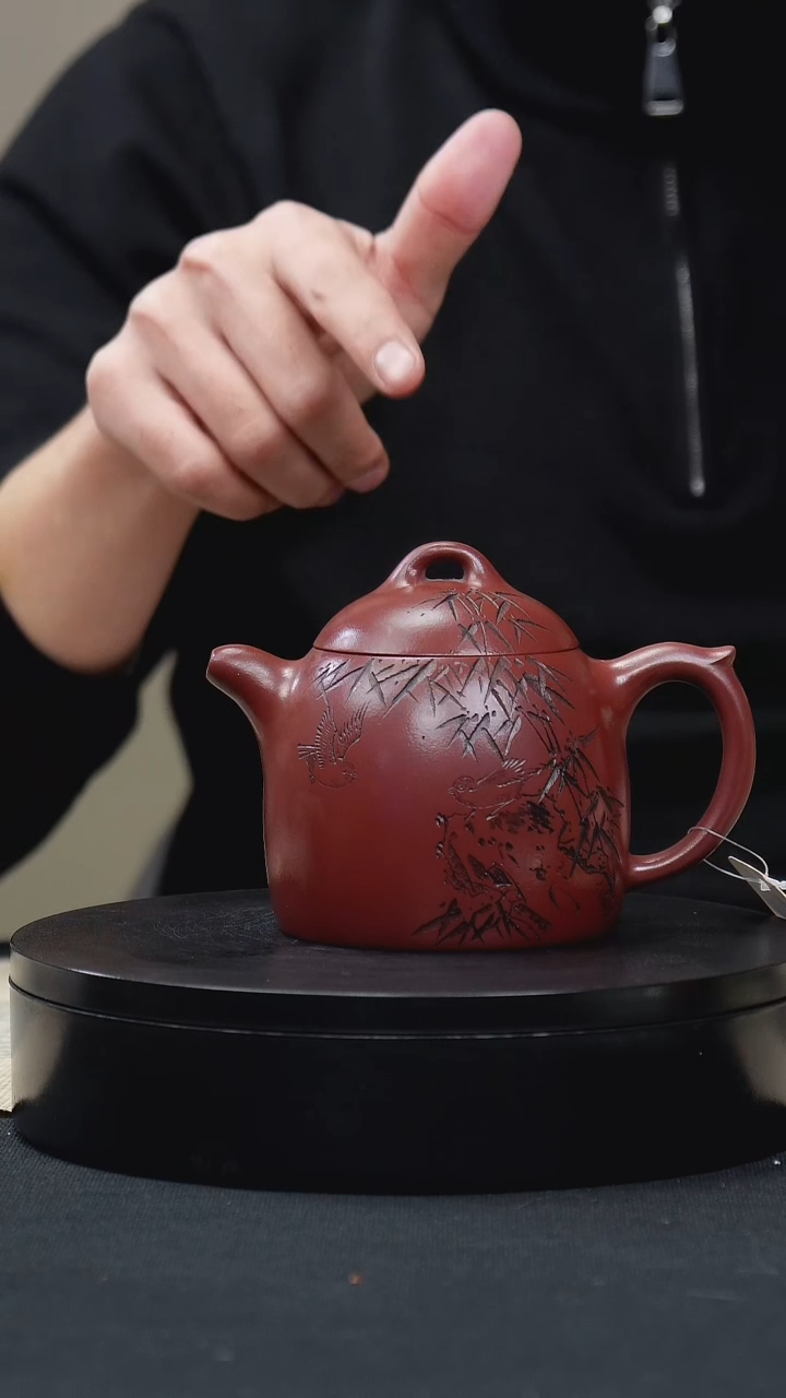 【闪购商品】紫砂茶壶023秦权壶手工紫砂壶