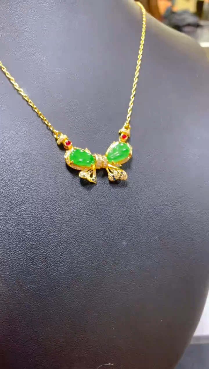 颈饰未镶嵌翡翠多样性发一