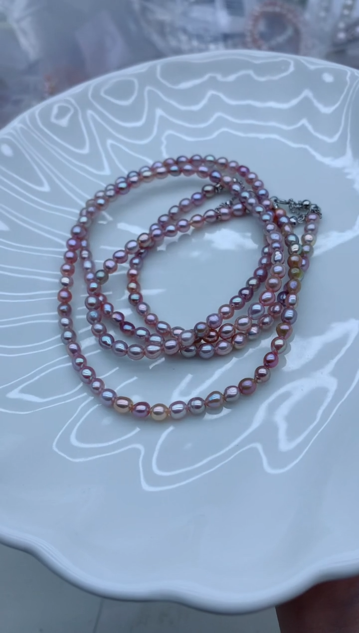 淡水珍珠未镶嵌颈饰淡水珍珠项链多样性发其一