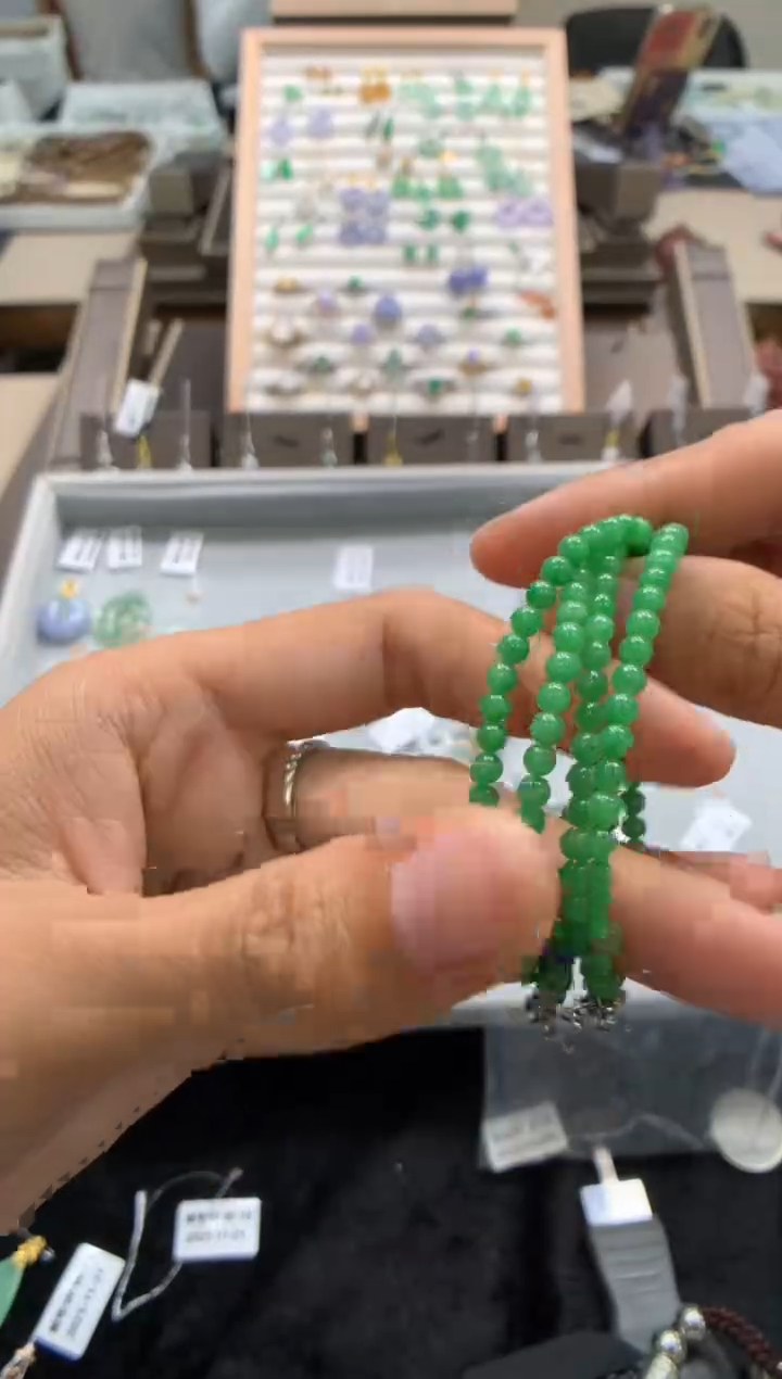 颈饰未镶嵌翡翠吴**@珠串