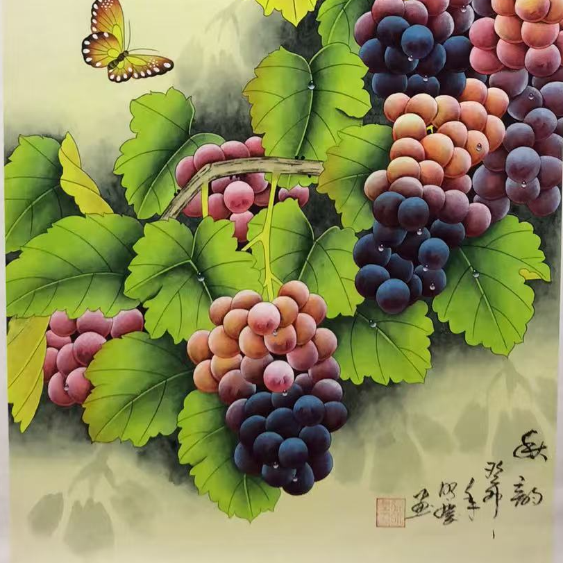 国画作品-四开三-秋韵