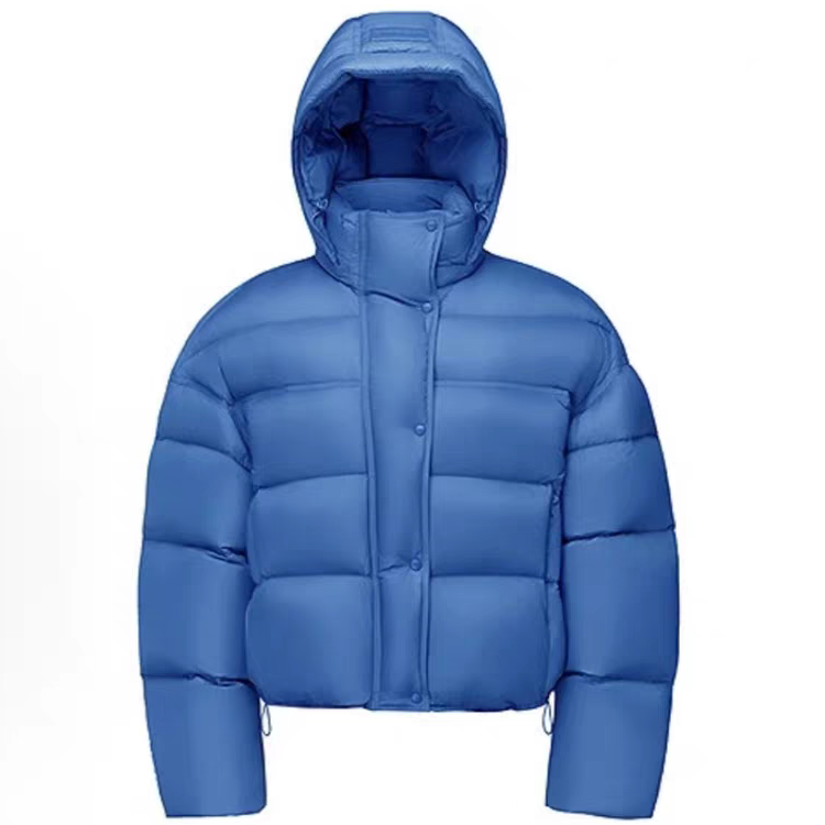 宝丫轻奢  女式时尚休闲蓬松保暖连帽面包羽绒服外套W186