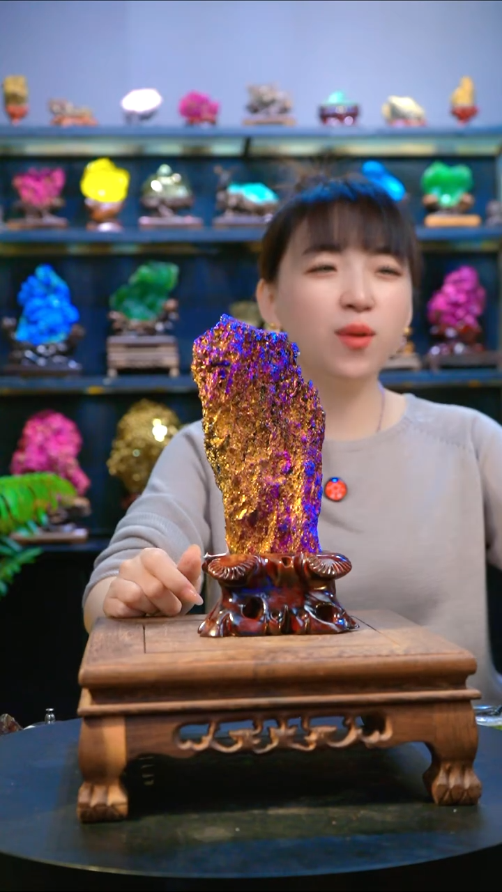 石材精品矿物晶体摆件