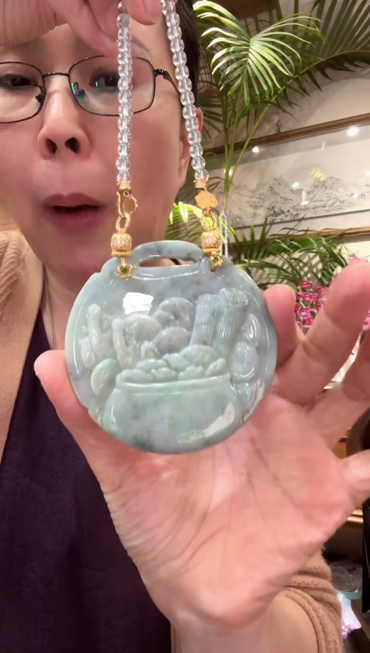 【闪购商品】翡翠颈饰未镶嵌国风