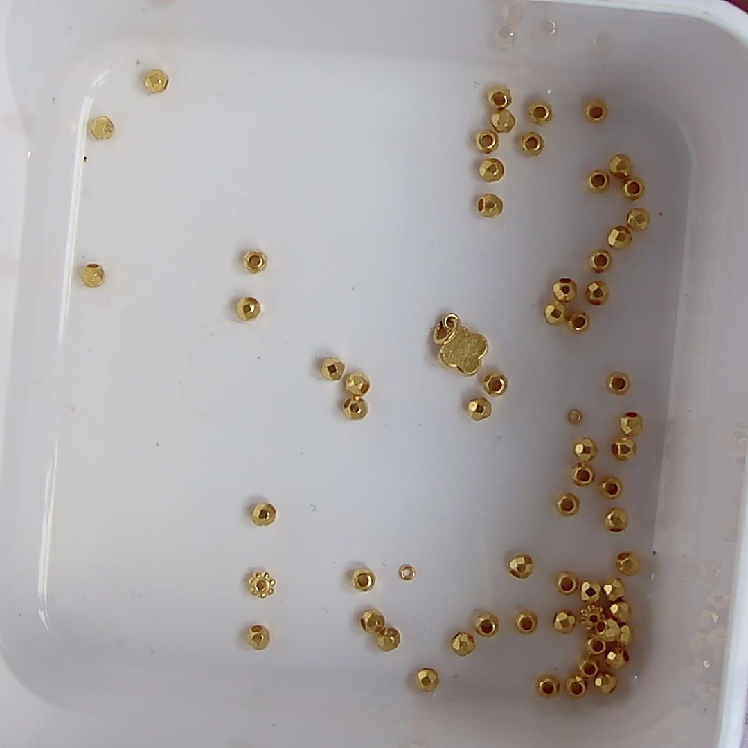 黄金足金小金 豆 1