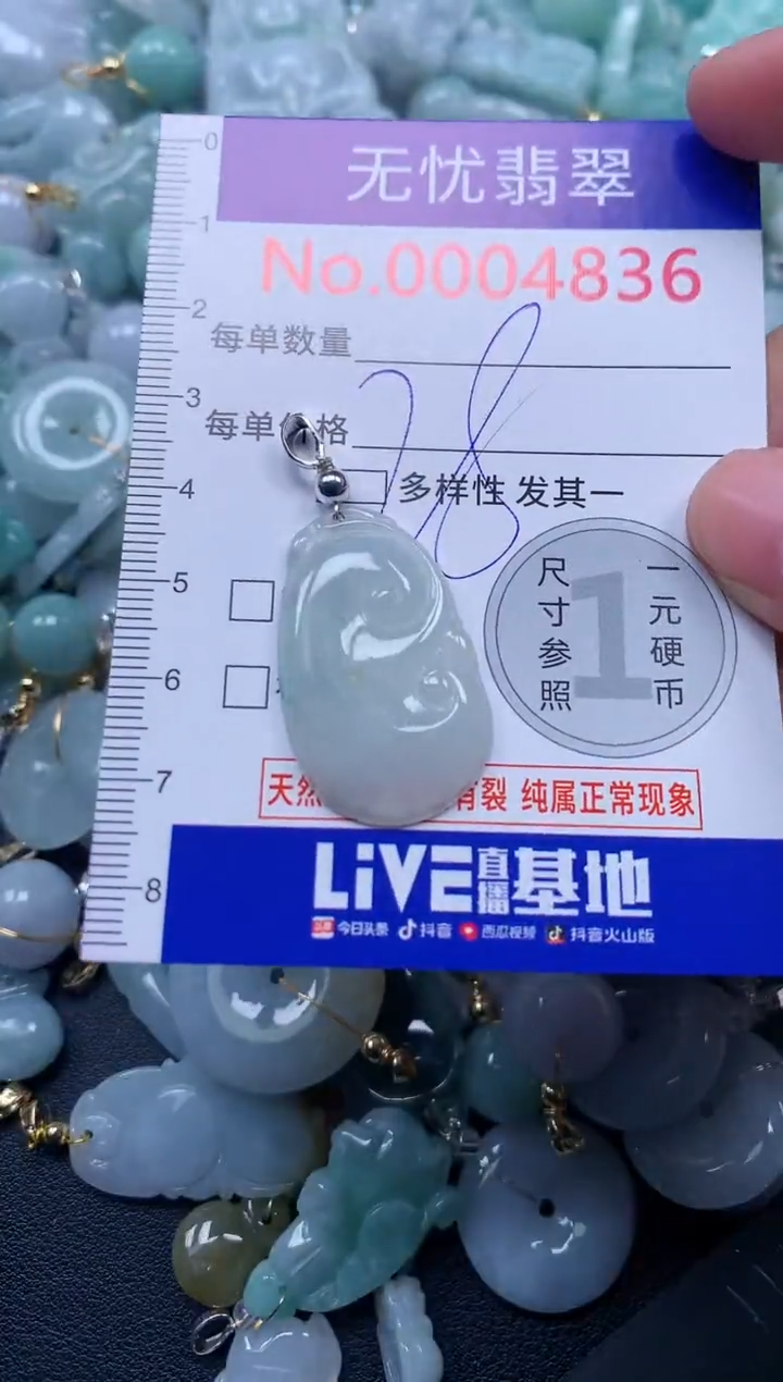 颈饰未镶嵌翡翠4836