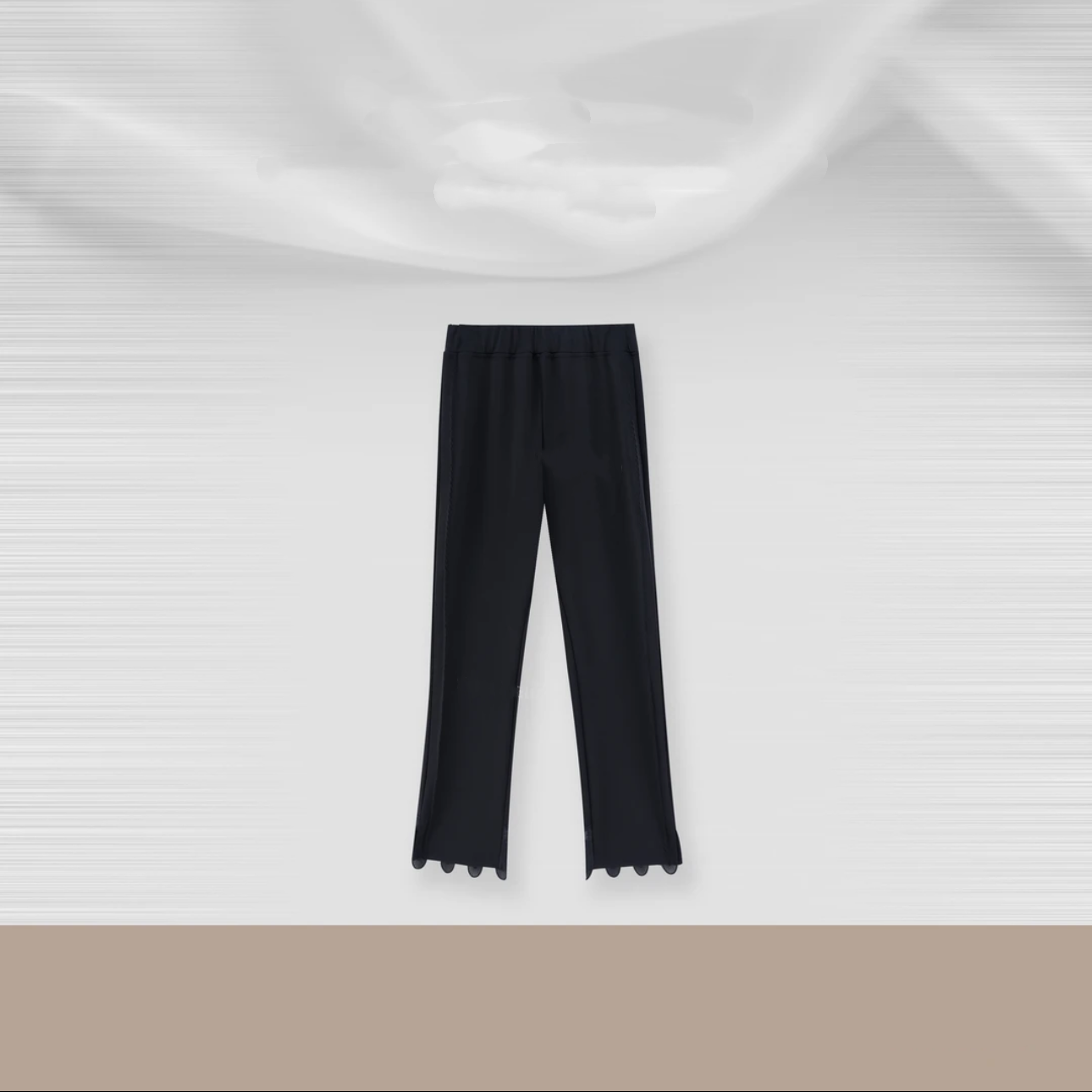 《深圳佐漫》Z0527小黑裤 夏季新品高级感气质百搭修身显瘦直筒裤