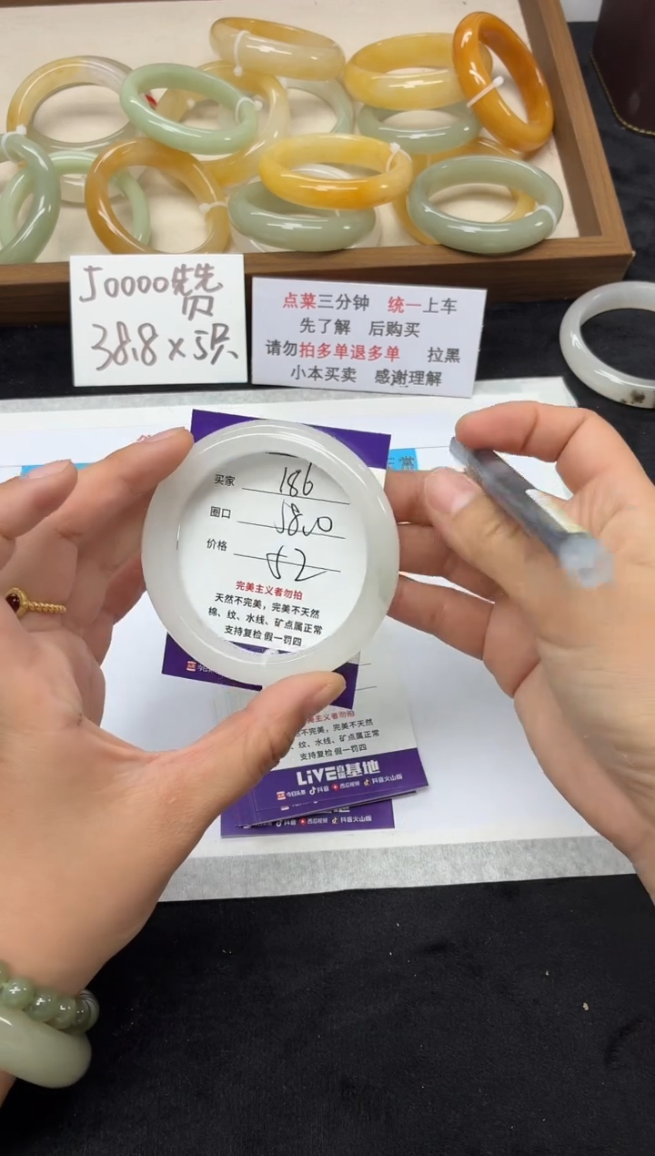 未镶嵌手镯石英质玉186