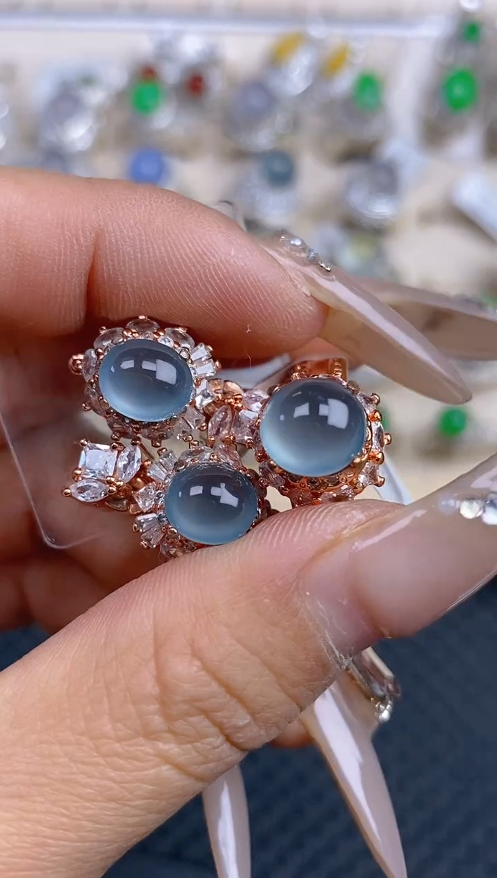 【闪购商品】定制翡翠未镶嵌天然翡翠蛋面195