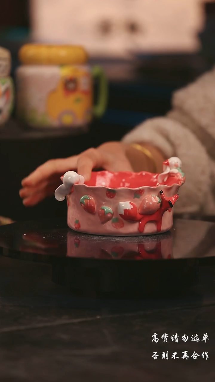 陶瓷景德镇可爱设计师款陶瓷 