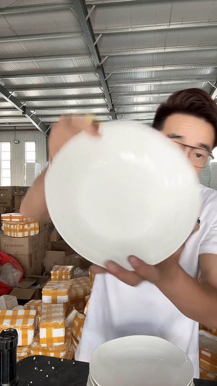 陶瓷餐具清理退件 窝边盘买6送4到手十只