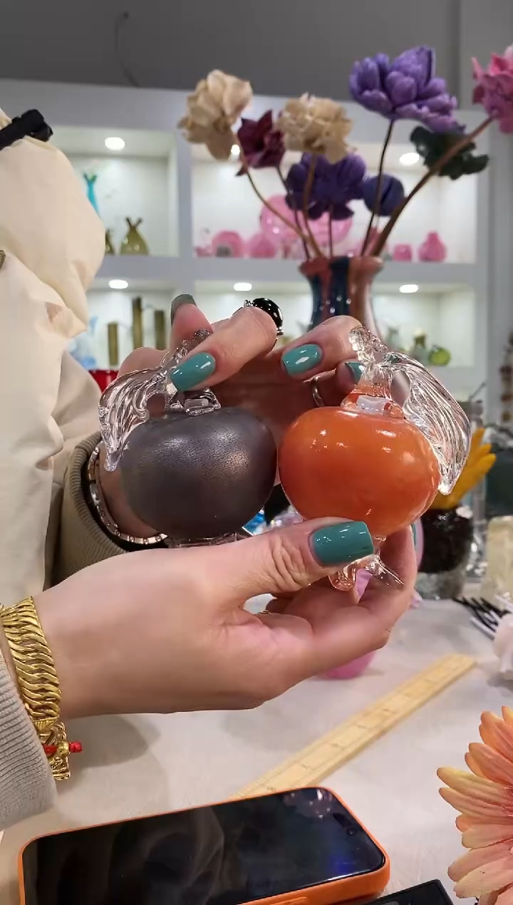 N***枫慕忆家手作琉璃花瓶一对