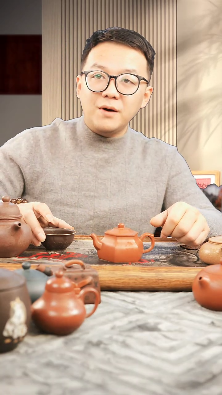 茶壶紫砂朱泥六方君德