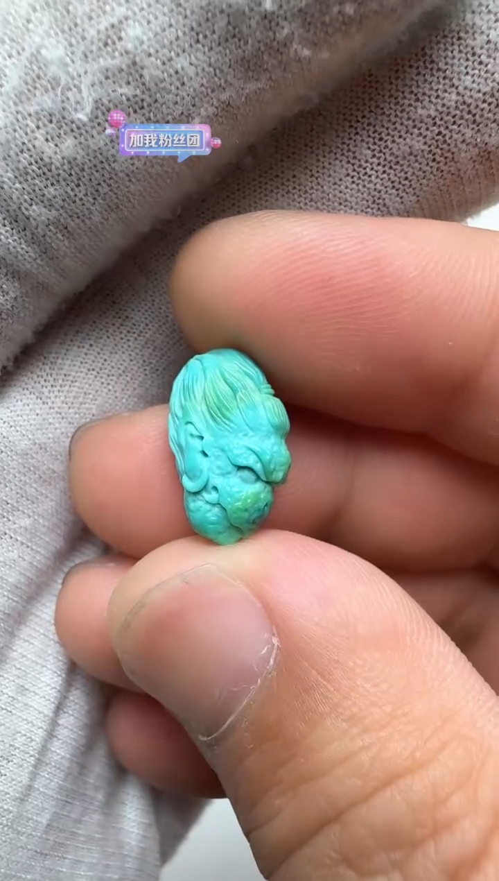 【闪购商品】绿松石大鹏鸟未镶嵌左右7.6前后9.7高16.6