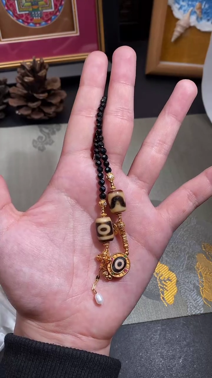 【闪购商品】玛瑙/玉髓颈饰银S925镶嵌Z27714多宝锁骨链