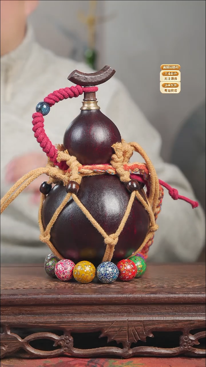 WT088网兜款葫芦不包手串