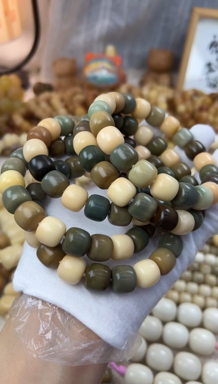 手串菩提根/象牙果13低抛无蜡一条0210