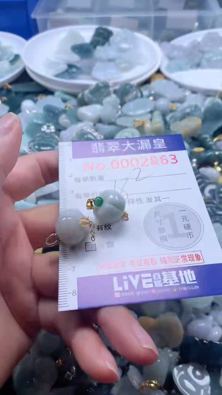 【闪购商品】翡翠吊坠(不含链)未镶嵌2863