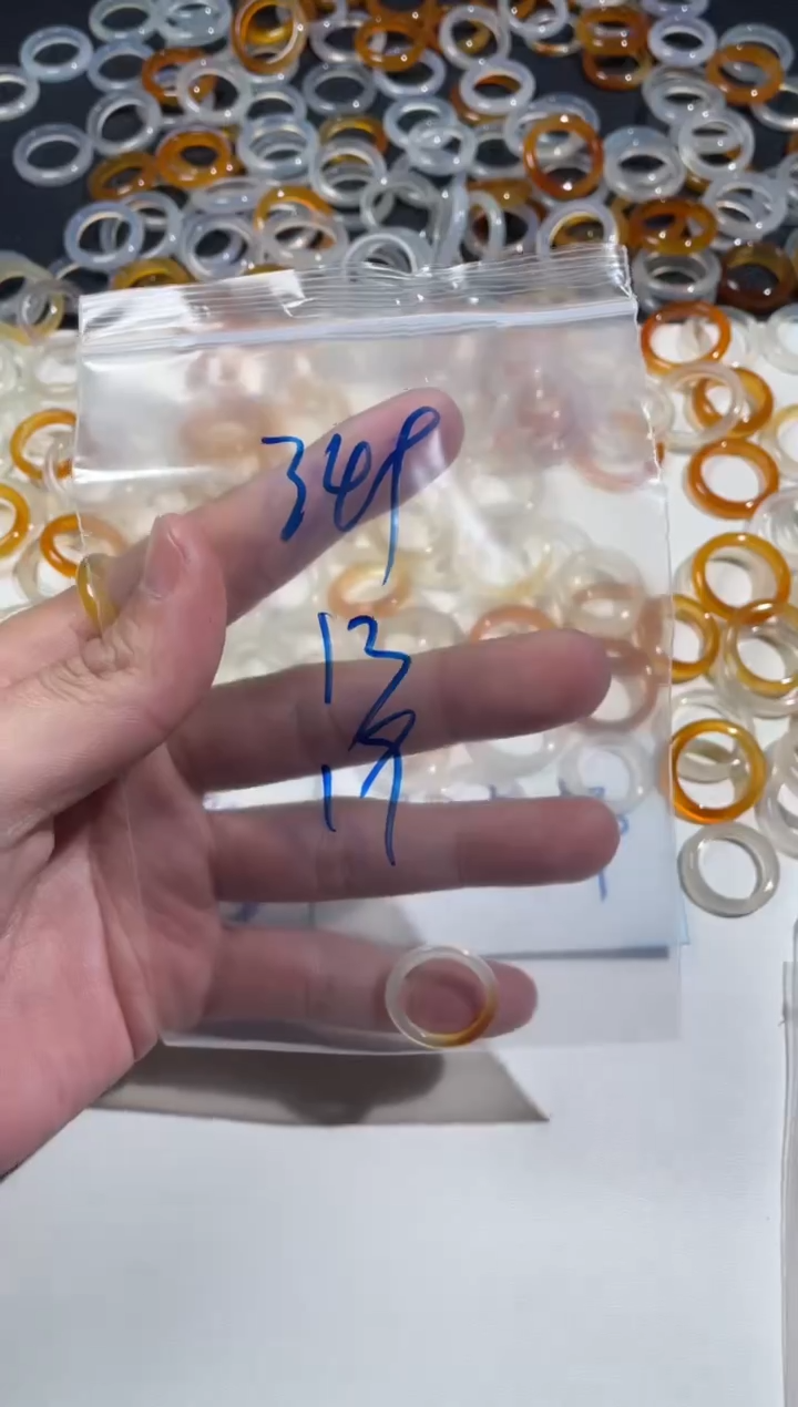 【闪购商品】玛瑙/玉髓戒指未镶嵌349