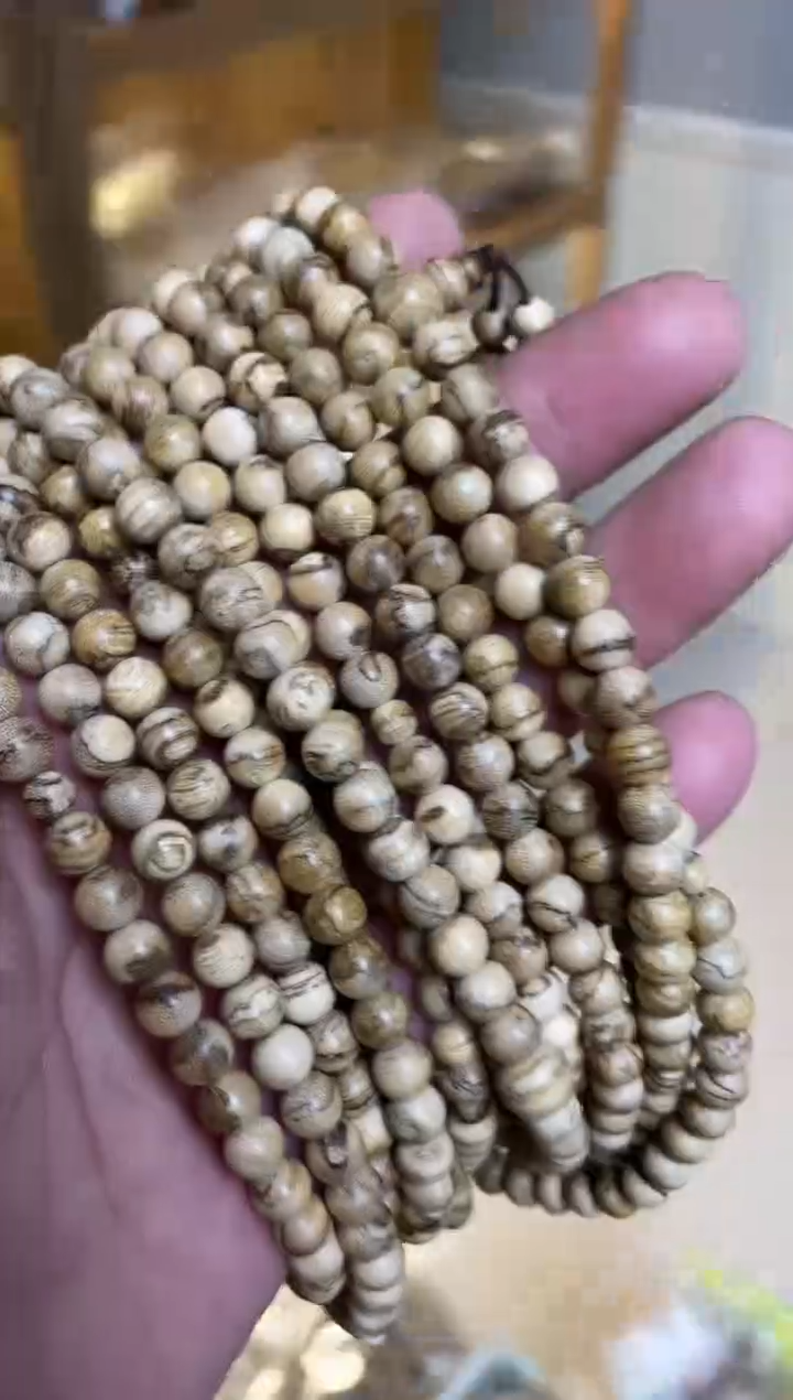 【闪购商品】沉香手串达拉干圆珠长串黄土沉0.7多样性发其一