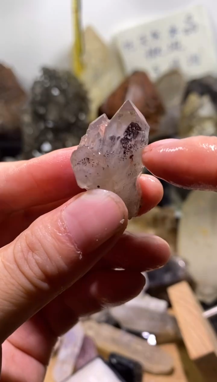 水晶珠宝半成品未镶嵌30号超七金草莓隐山花园