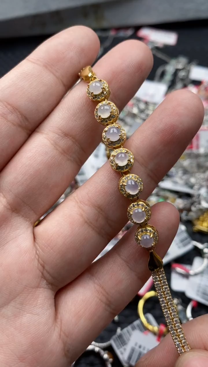 【闪购商品】翡翠戒指银S925镶嵌5555--4