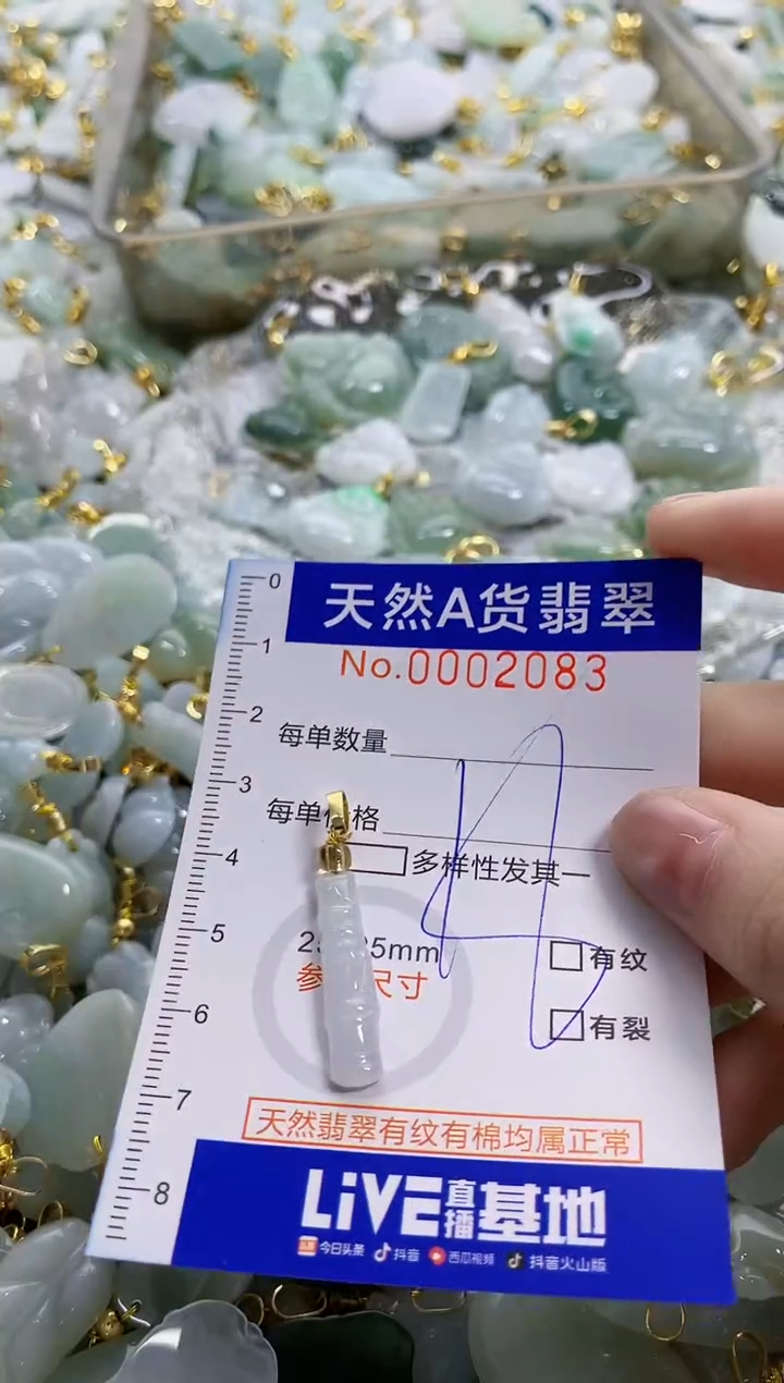 颈饰未镶嵌翡翠纯天然a货翡翠