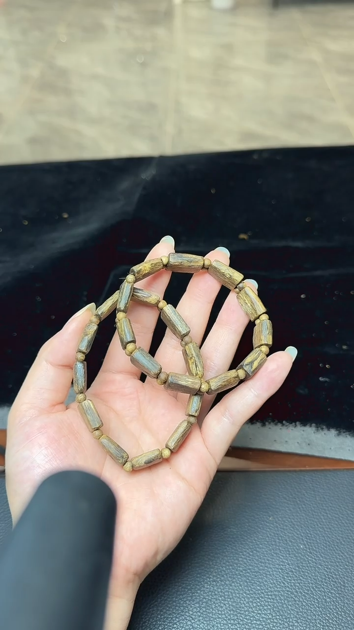 【闪购商品】沉香手串国香奇楠乌身老料手牌珠单圈（多样发其一）