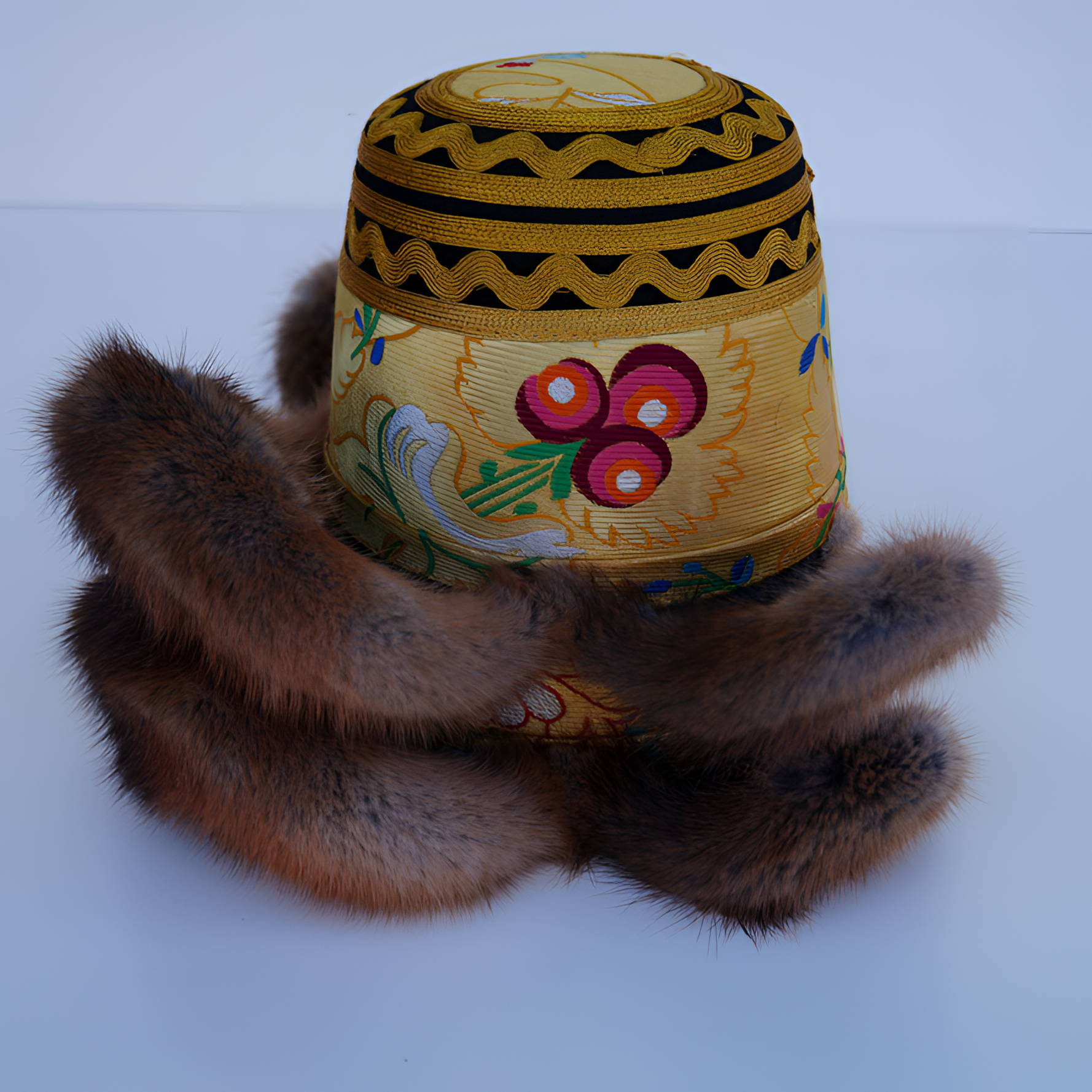 民族童装 宝宝帽子次仁金嘎藏装民族风冬装男童拉萨服帅气更好看