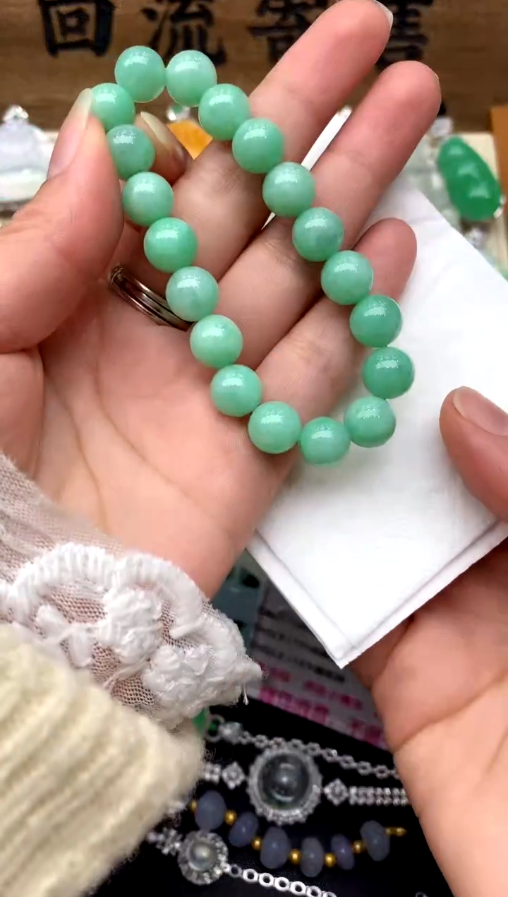 【闪购商品】翡翠手串未镶嵌240-中国好珍宝