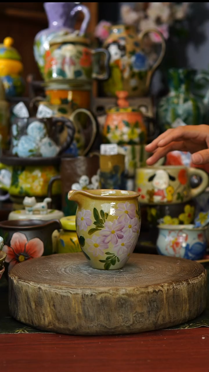 陶瓷169景德镇手工高温釉下彩