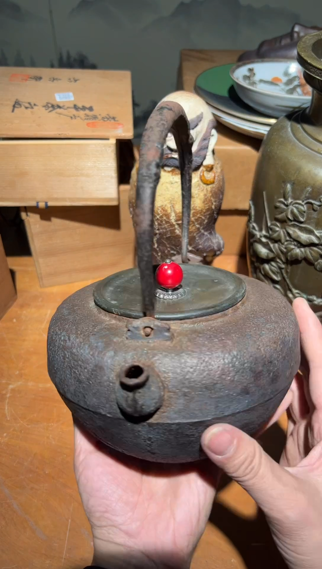 铁A4433铁壶中古周边/裂漏水