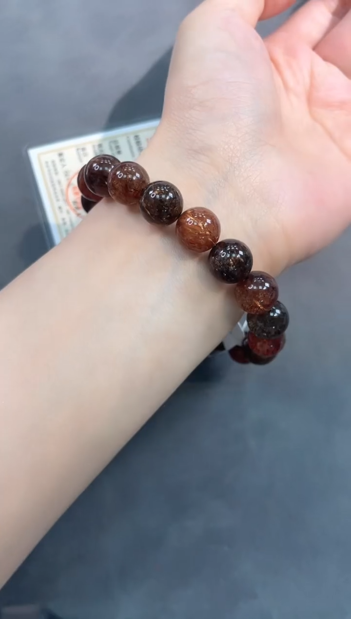 【闪购商品】长石手链未镶嵌51号黑单圈11.5mm