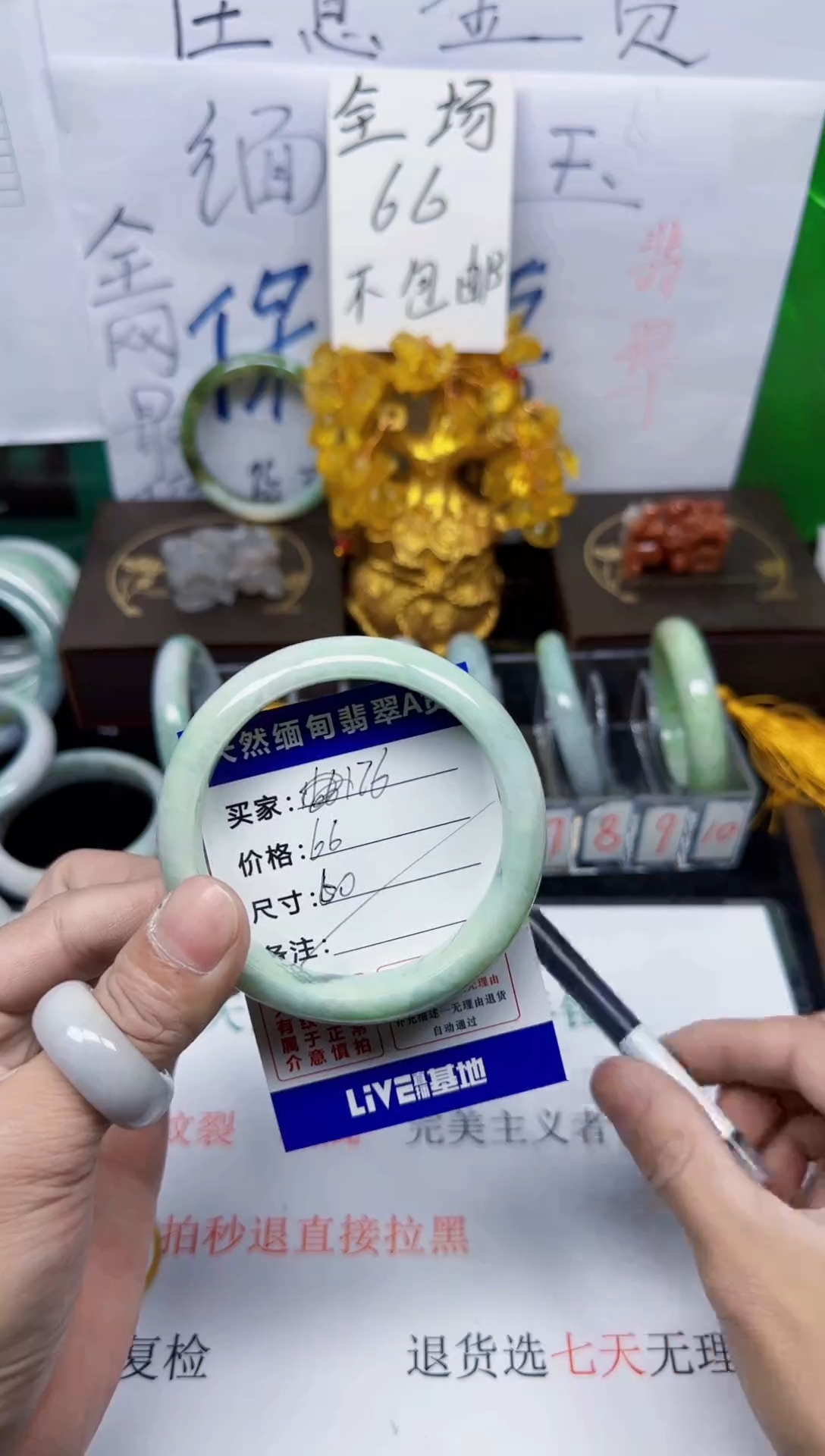 未镶嵌手镯翡翠176