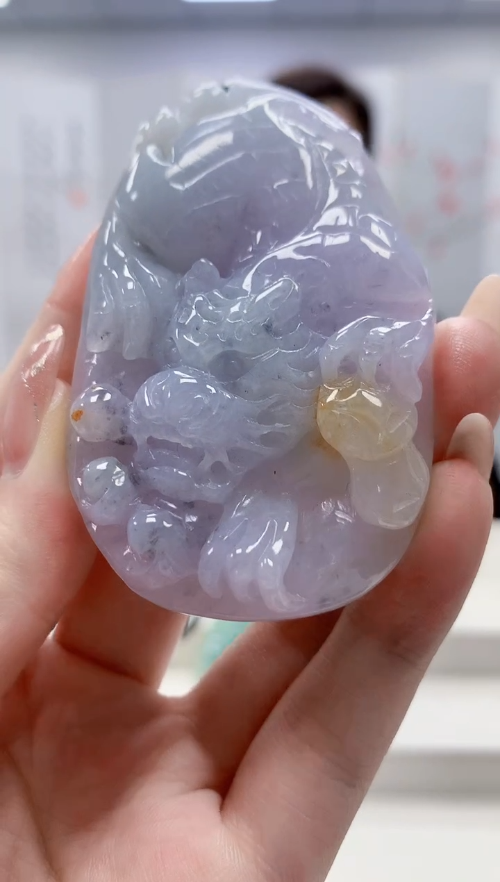 未镶嵌定制翡翠4829jw-毛货挂件65