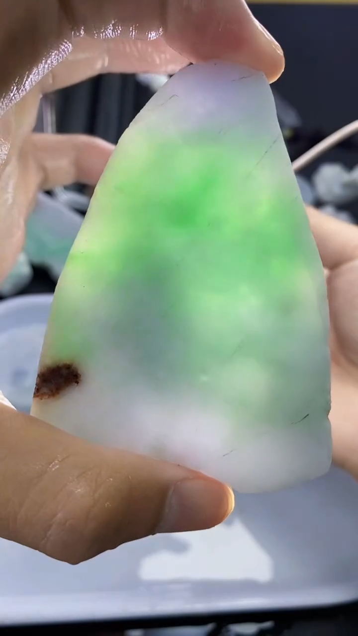 裸石翡翠缅甸A货【海】A20