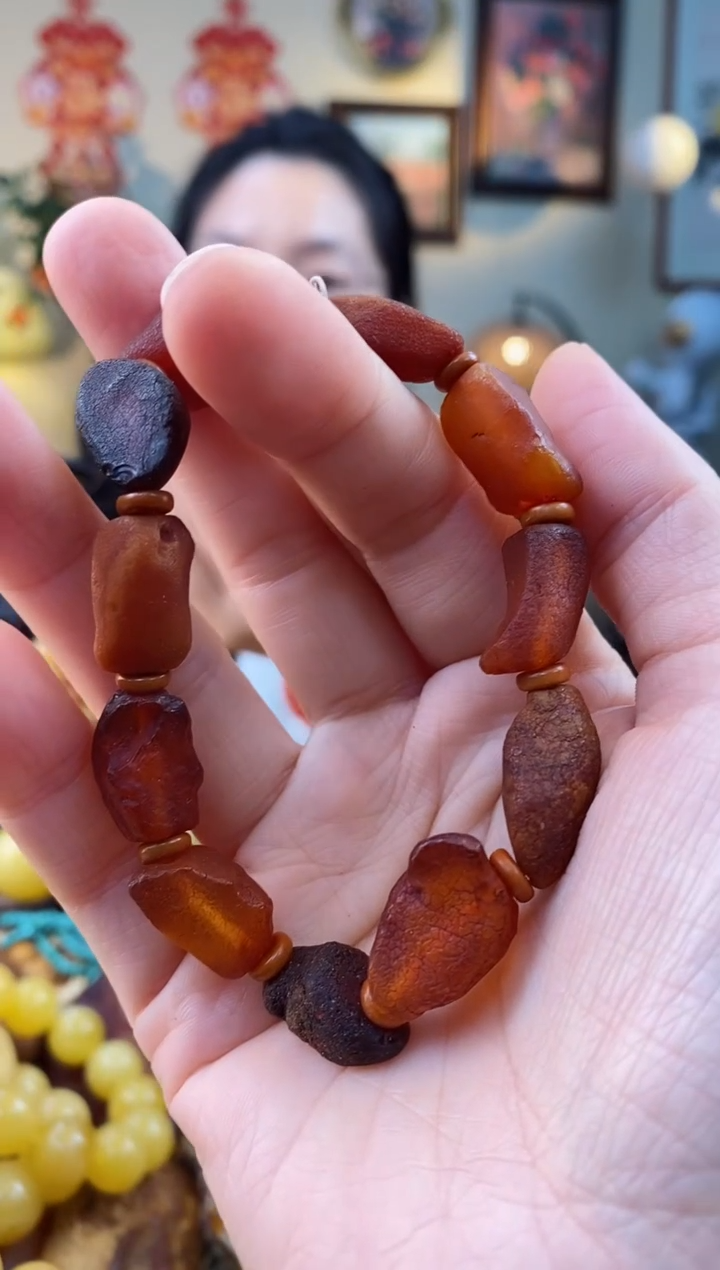 【闪购商品】琥珀手串未镶嵌手串