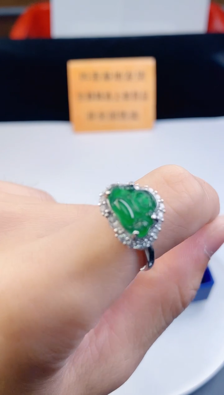 颈饰未镶嵌翡翠  