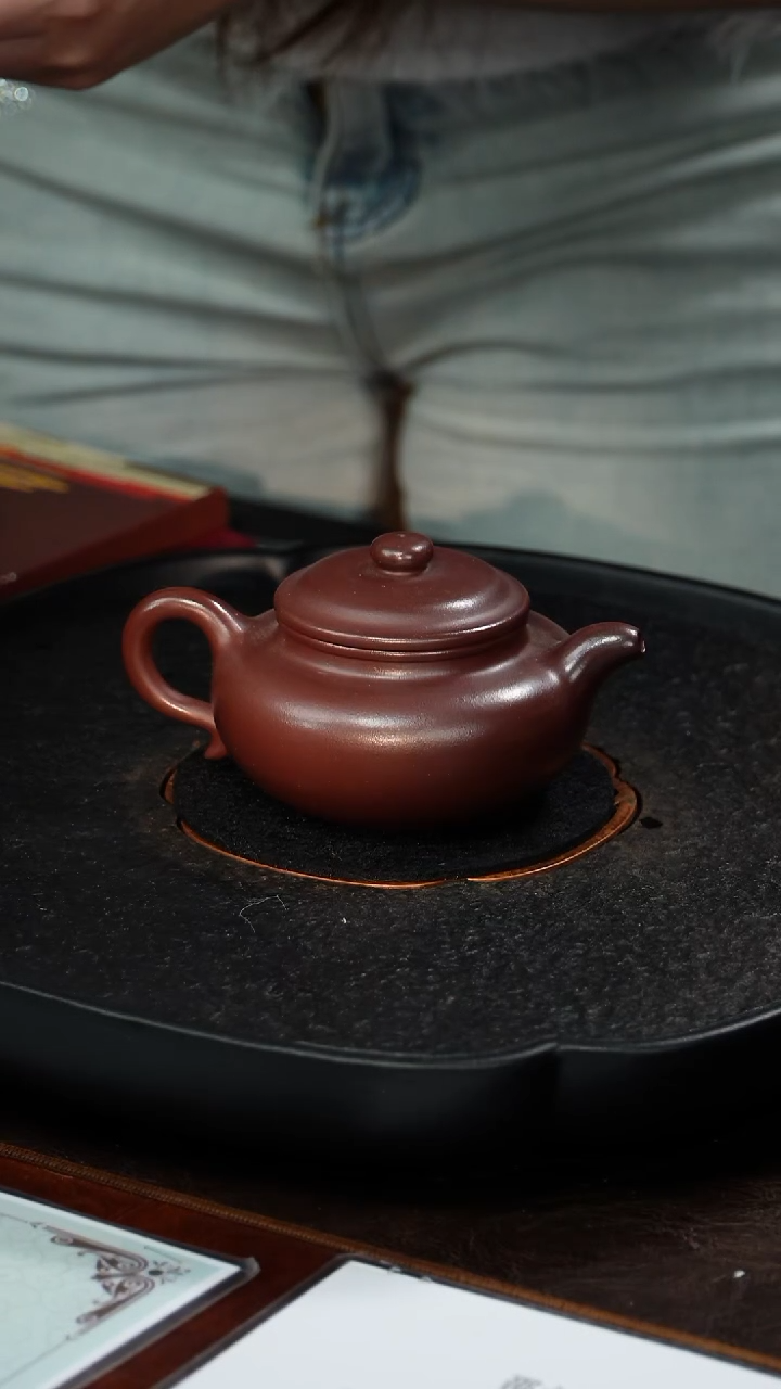 茶壶紫砂邵映华 仿古27 老紫泥 240毫升