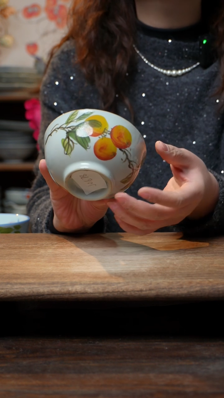【闪购商品】碗福利1只  高温釉下彩手工手绘
