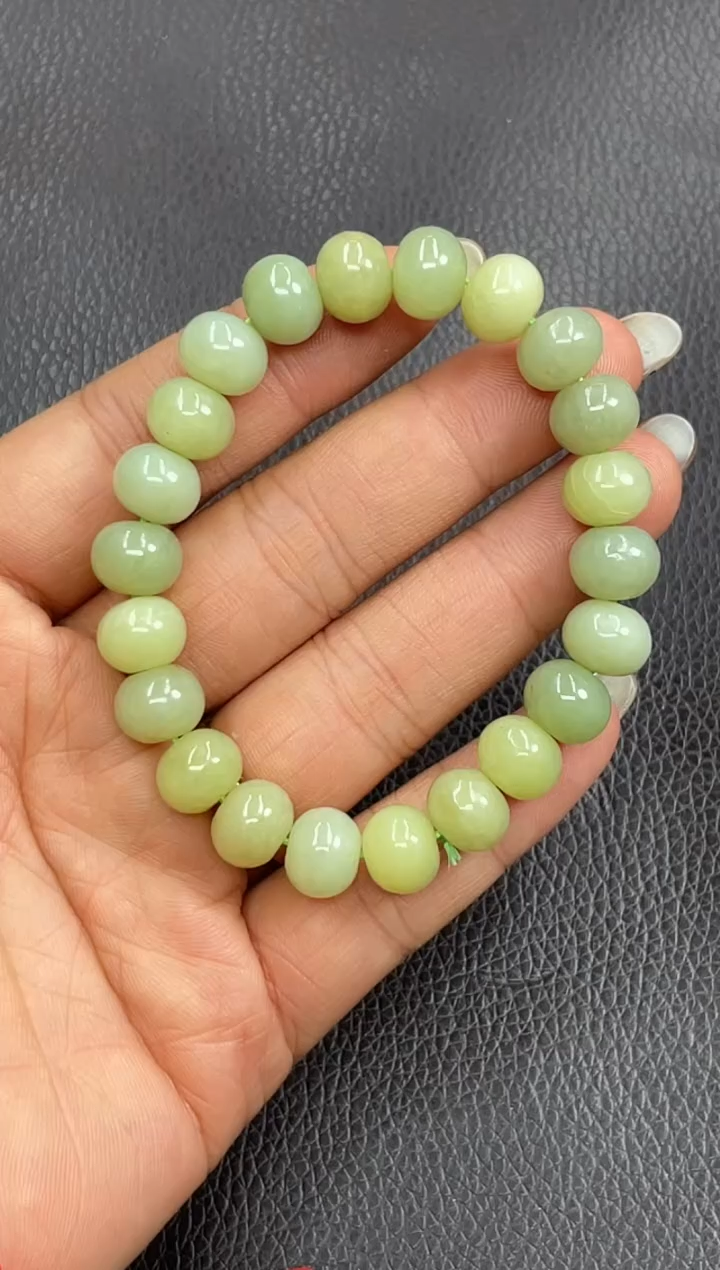 未镶嵌手串和田玉黄口算盘珠手串多样性拍一发一