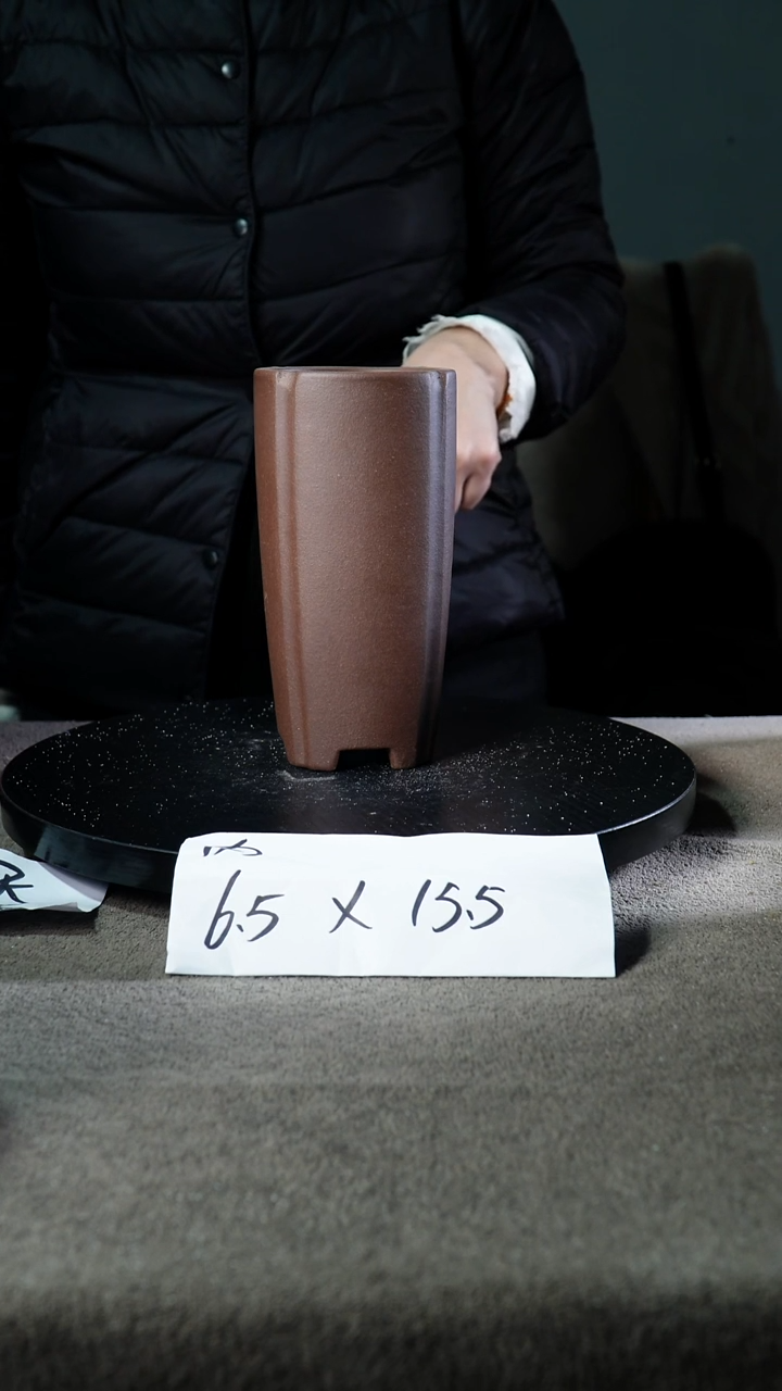 宜兴紫砂花盆小盆