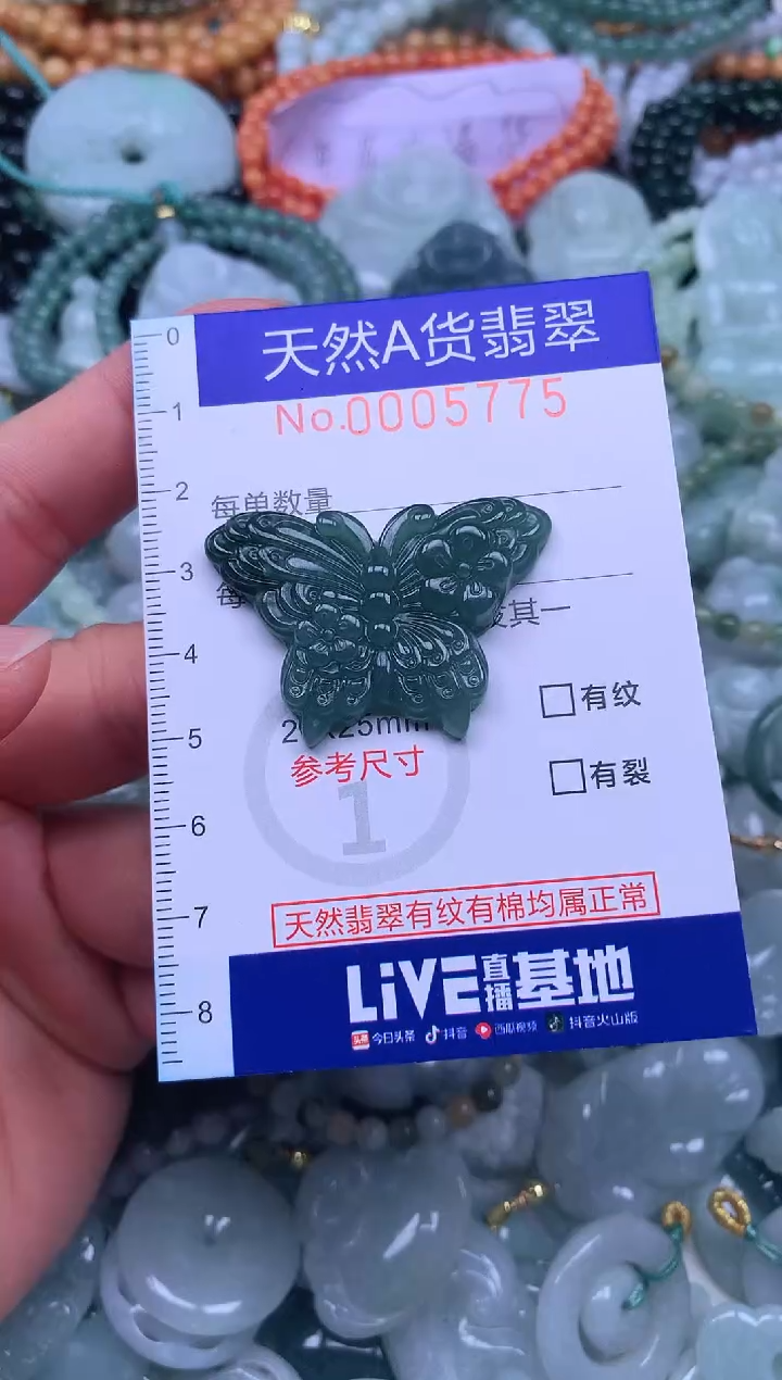 颈饰未镶嵌翡翠天然翡翠